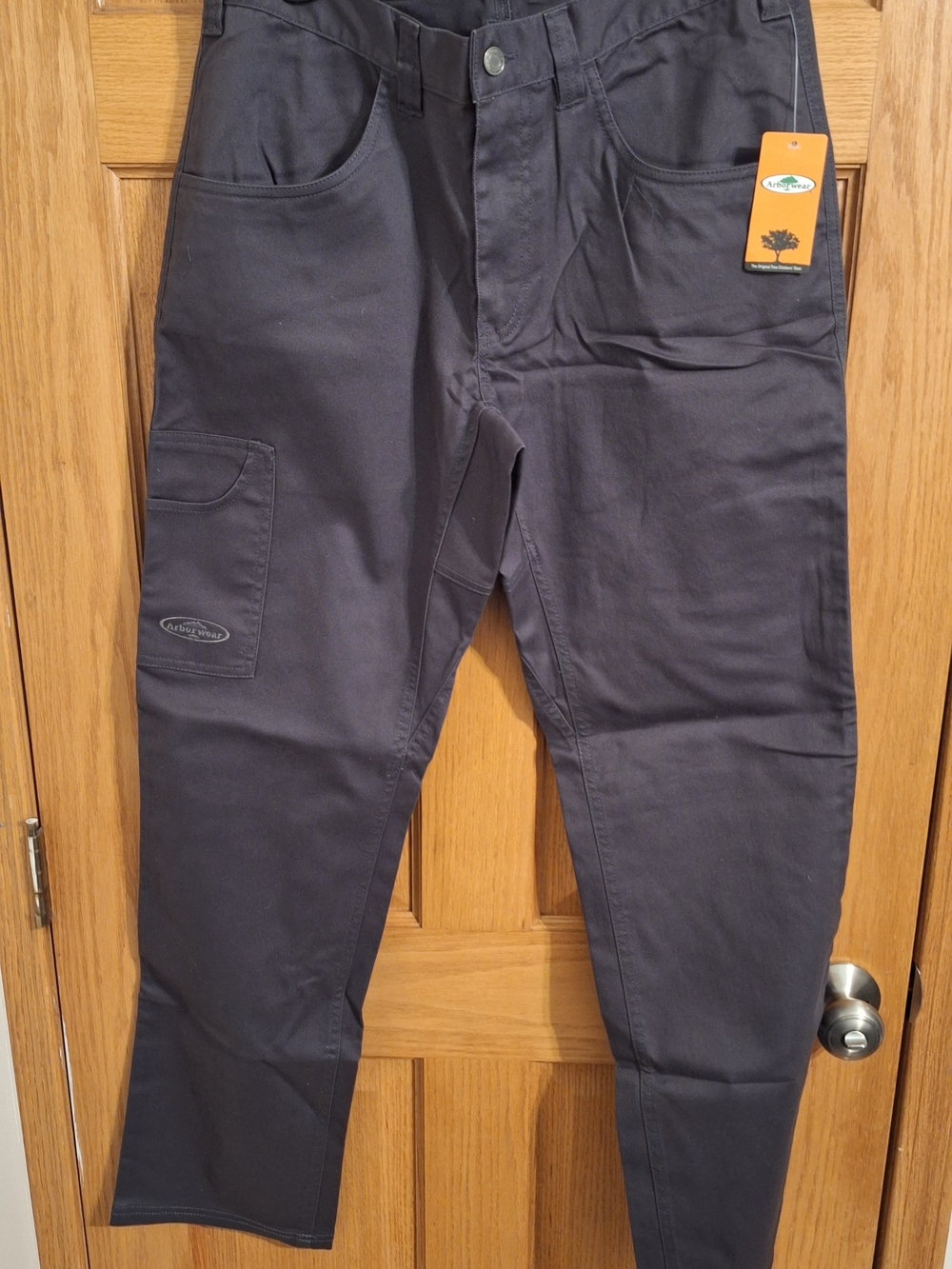 Arborwear Men's Coal 34x32 Cotton Blend Stretch Cargo Work Pants